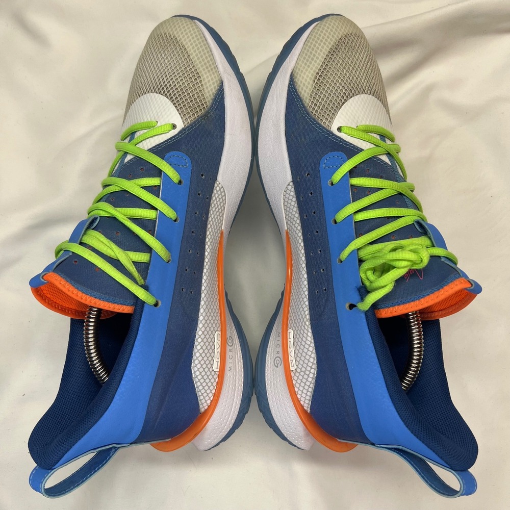 Under Armour Curry 7 Super‎ Soaker Lime Blue Mens 10.5 3021258-404 Basketball - Picture 7 of 15